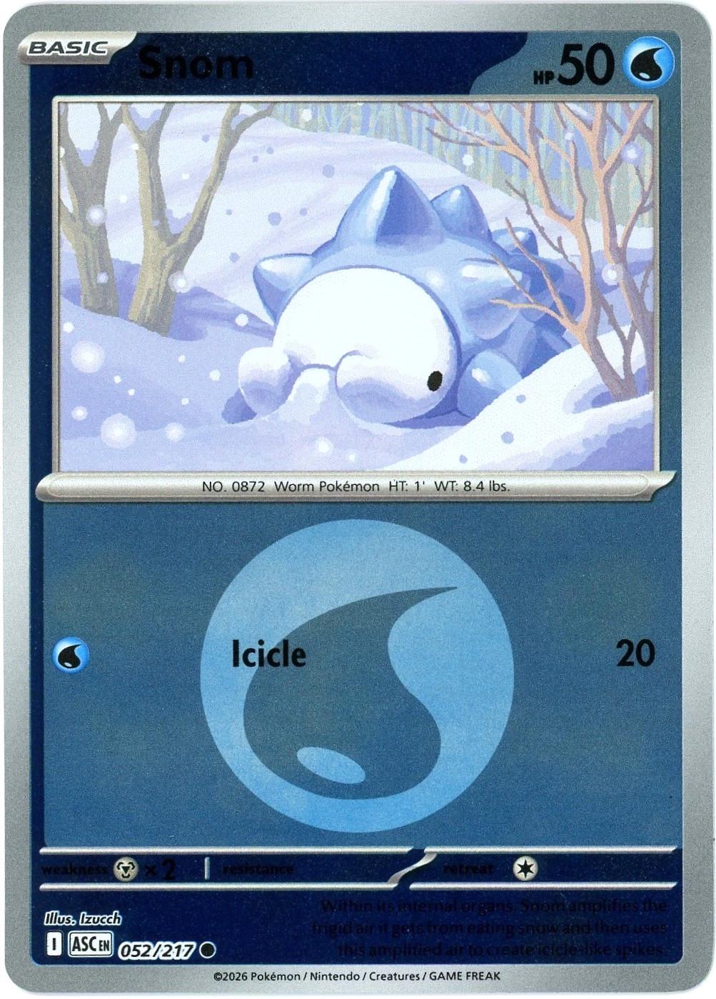 Ascended Heroes Snom [Energy] Pokémon card